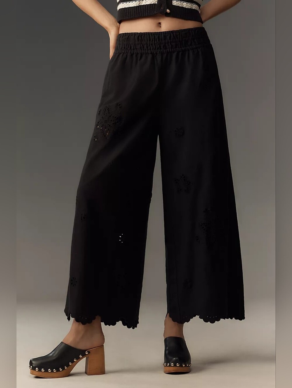 Anthropologie Somerset Pants With Small Cutout Detailing
